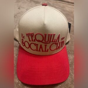 Red and Cream adjustable Trucker Hat
